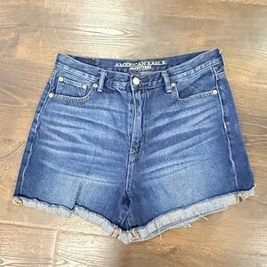 American Eagle Outfitters High Waisted Denim Jean Shorts